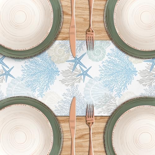 Elegant Linen Table Runner for Summer