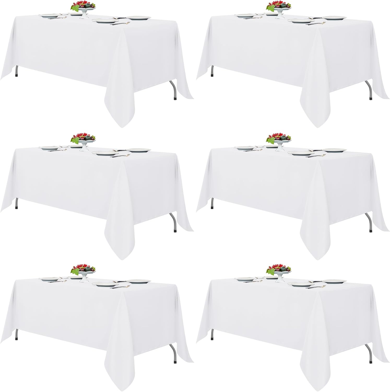 Fitable White Tablecloths