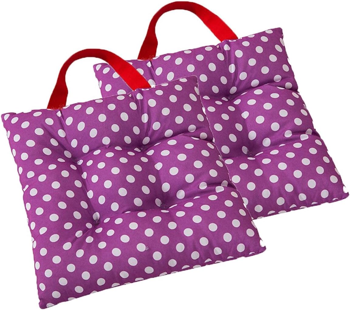 10 Polka Dot Child Seat Pad for Dining Chairs