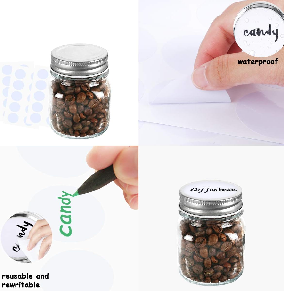 Elegant 4-Ounce Mason Jars with Silver Lids for DIY Canning
