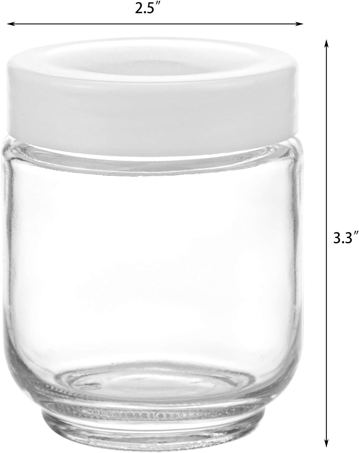Hedume 12-Piece Glass Jar Set