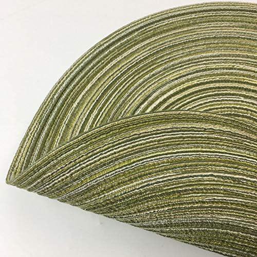 WAZAIGUR Red A Placemats Set of 6 14-inch Diameter Heat-Resistant