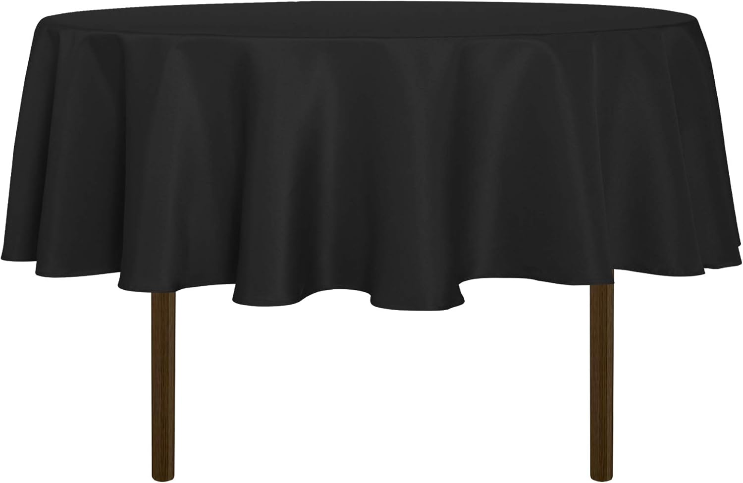 Sancua 60-inch Round Tablecloth - Durable Water-Resistant for Dining Camping