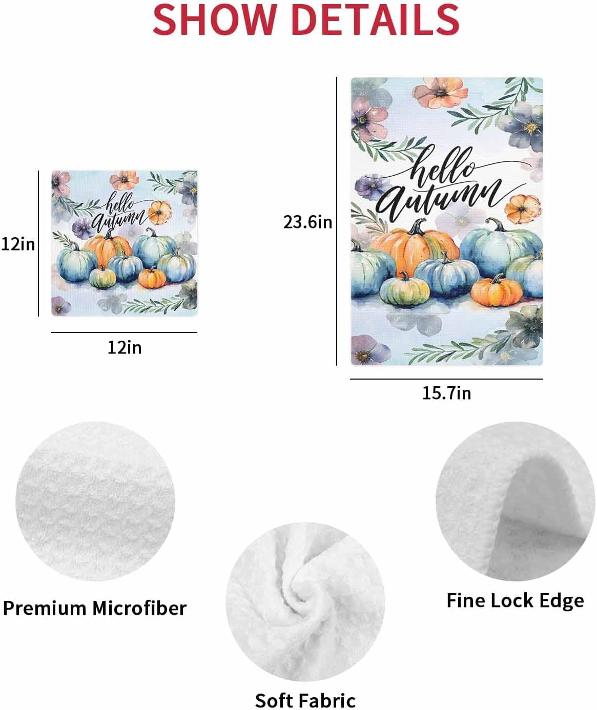 Pumpkin profusion Party Hand Towels