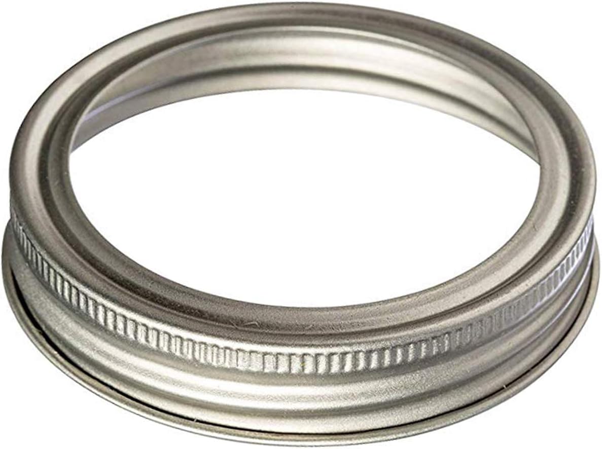 Silver Aluminum Rings for Mason Jars