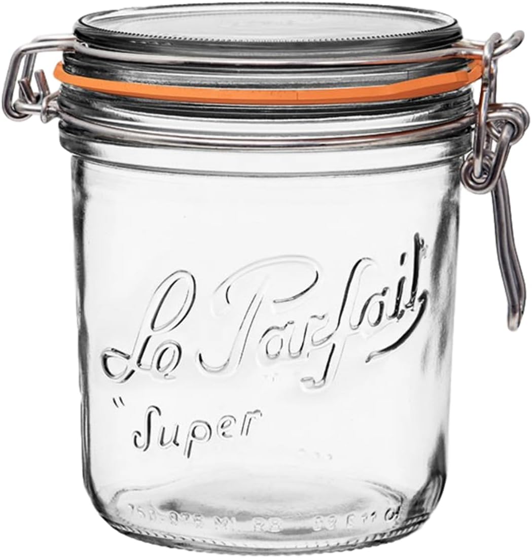 French Glass Preserving Jar