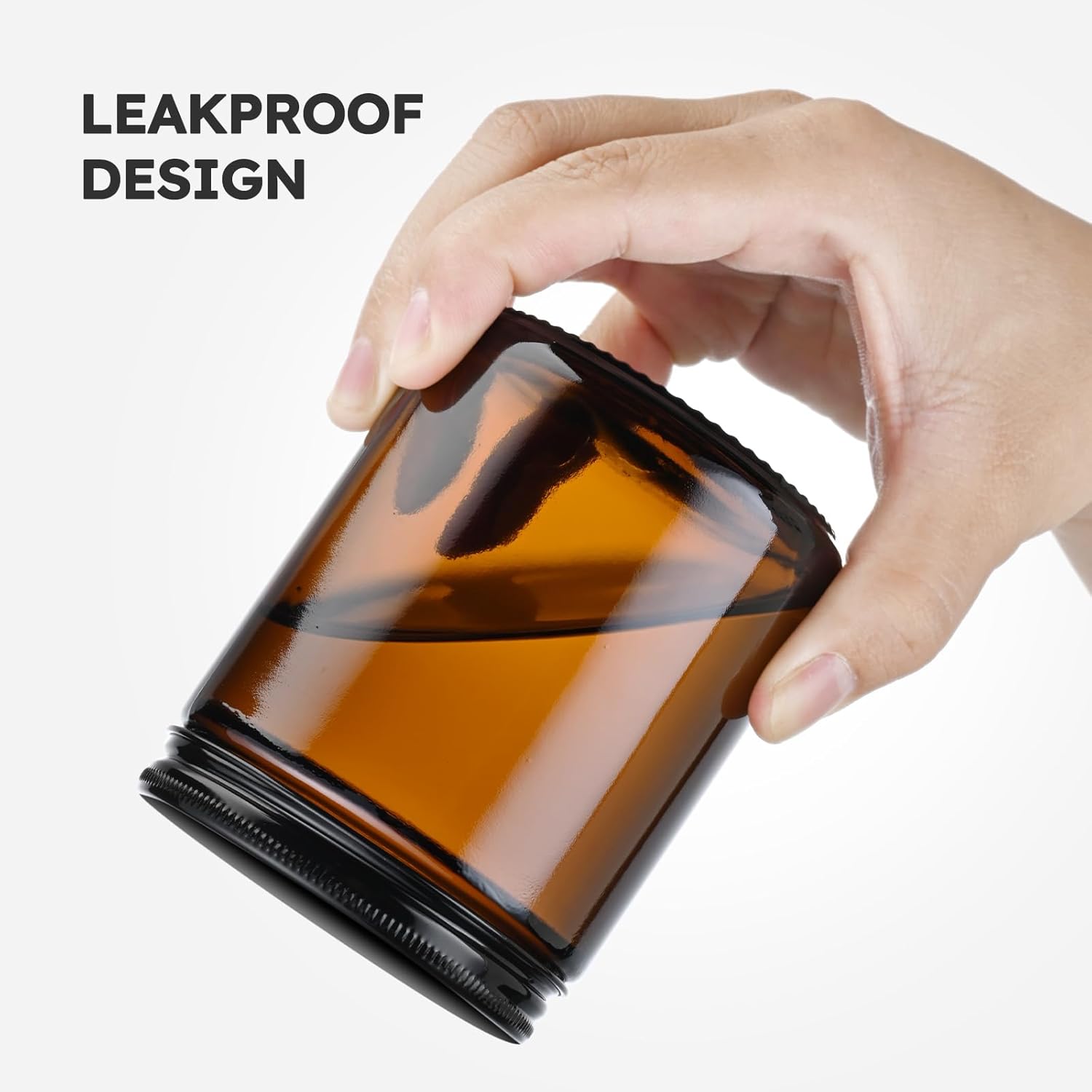 High-Quality Glass Candle Jars
