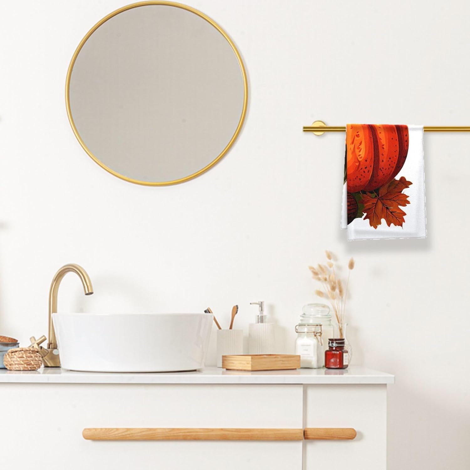 Modern Autumn Kitchen Towels