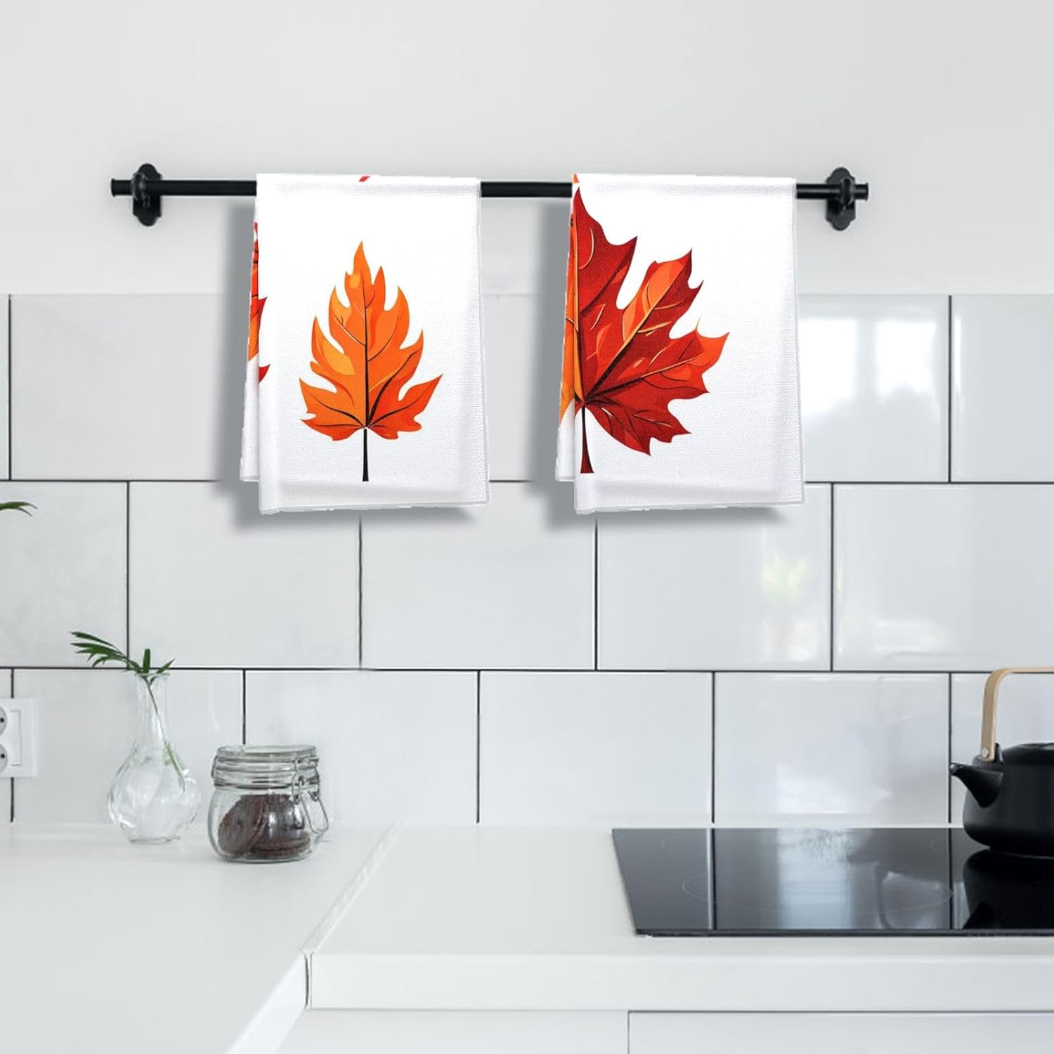 Festive Fall Dish Towels Cohesive Kitchen Accessories
