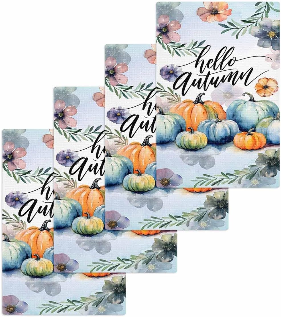 Pumpkin profusion Party Hand Towels