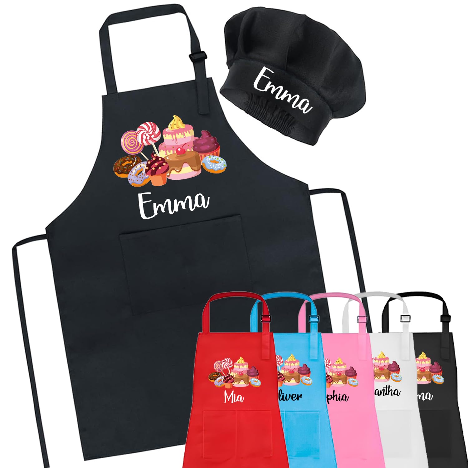7th Hill Personalized Kids Apron DelightfulGPS