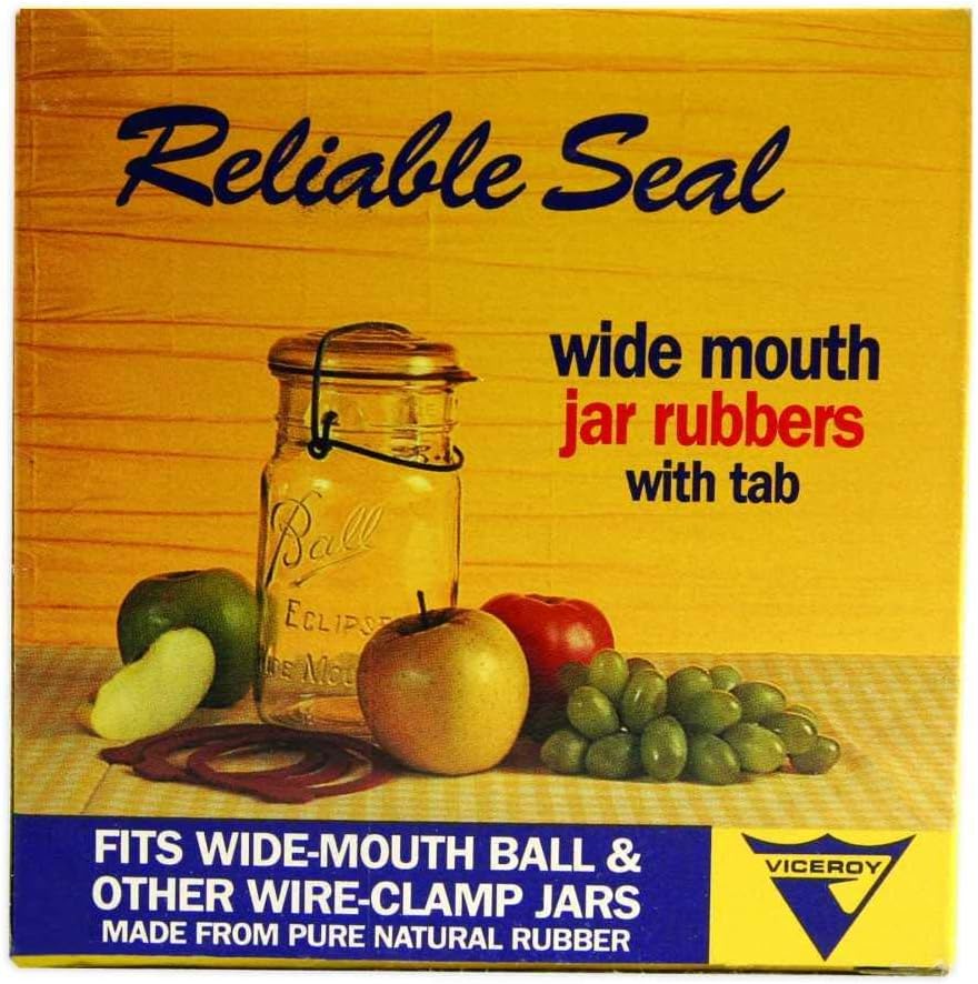 Viceroy 12pk 35 OD 3 ID Wide-Mouth Rubber Plastic Rings