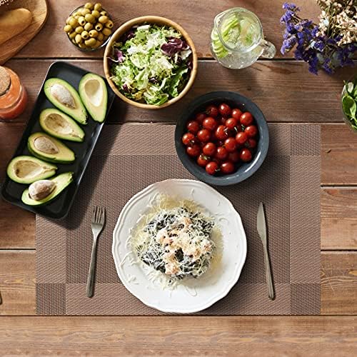 Heat-Resistant Washable Dining Placemats Set of 4