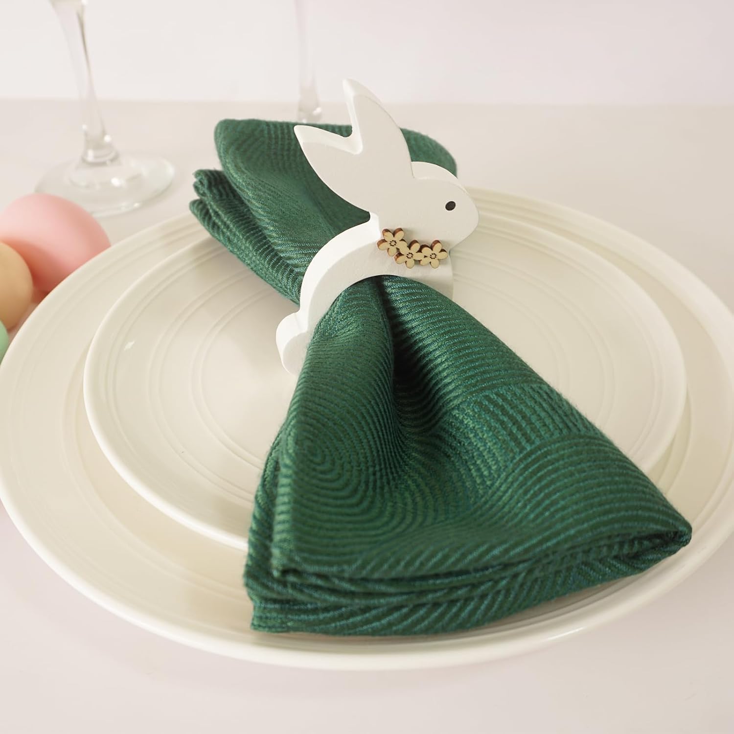 Easter Bunny Napkin Rings 6pc
