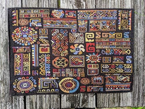 Bohemian Ethnic Ornaments Geometric Placemats for Kitchen Dining