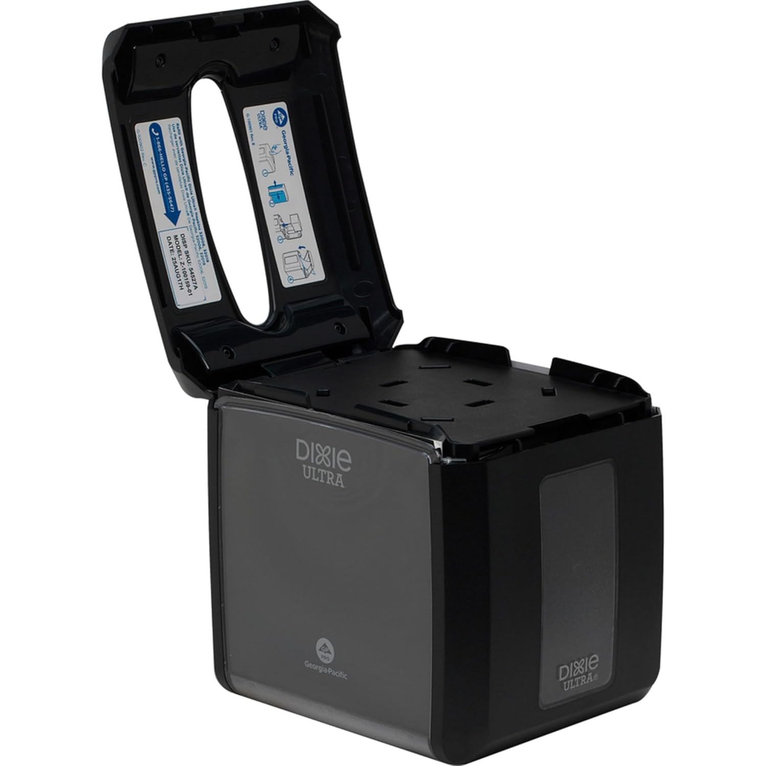 Durable Tabletop Napkin Dispenser by Georgia-Pacific Black