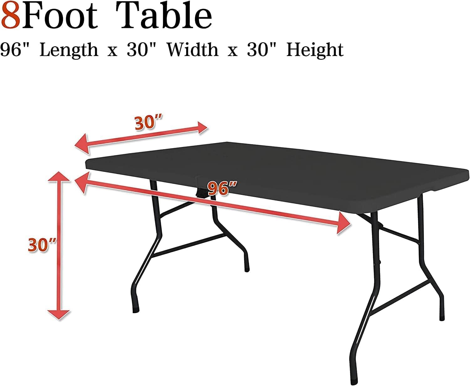 Sturdy Stretch Tablecloth for Folding Tables