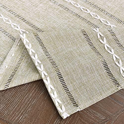 Rustic Farmhouse Linen Tablecloth