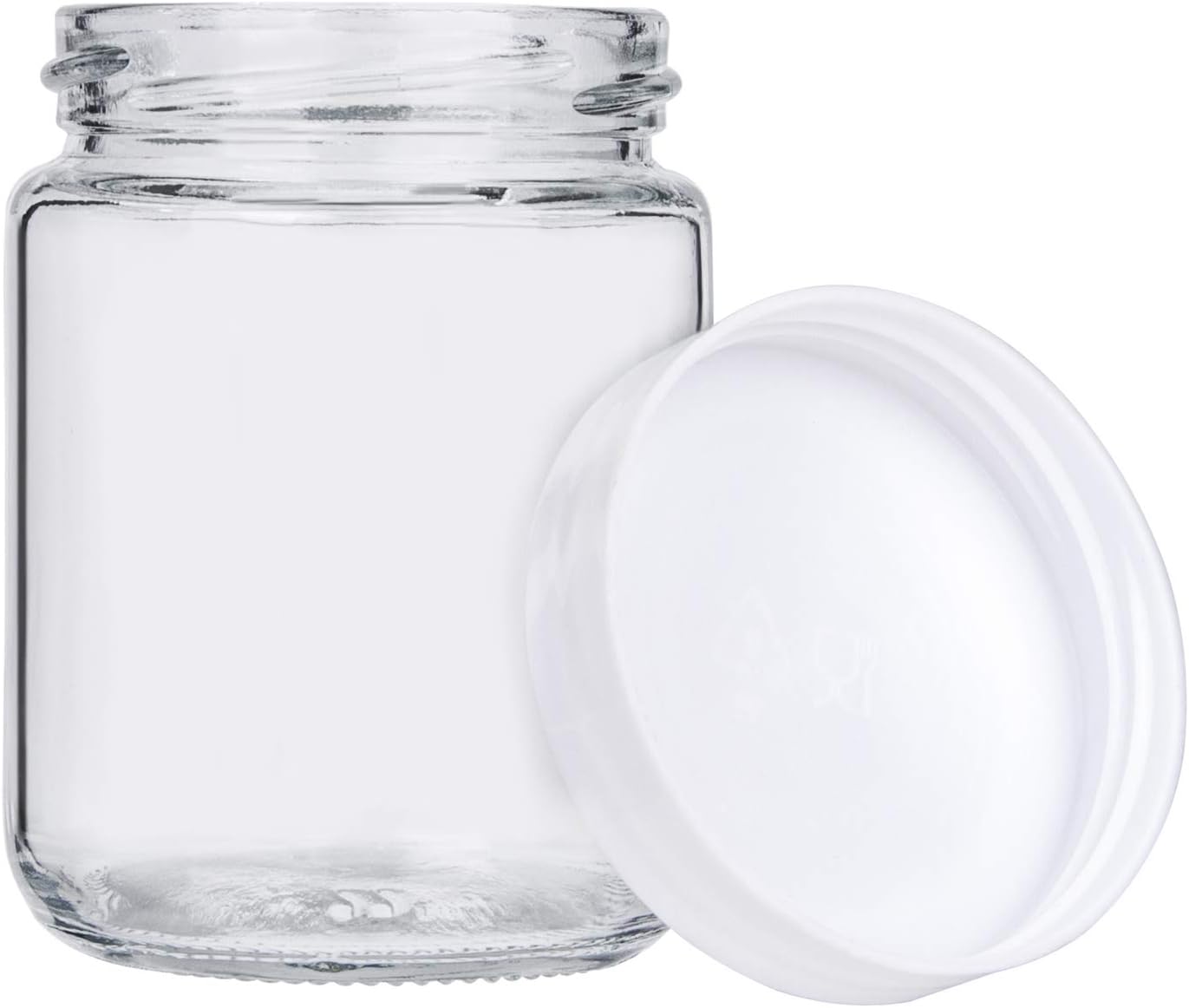 Suwimut 12-Piece Glass Mason Jars