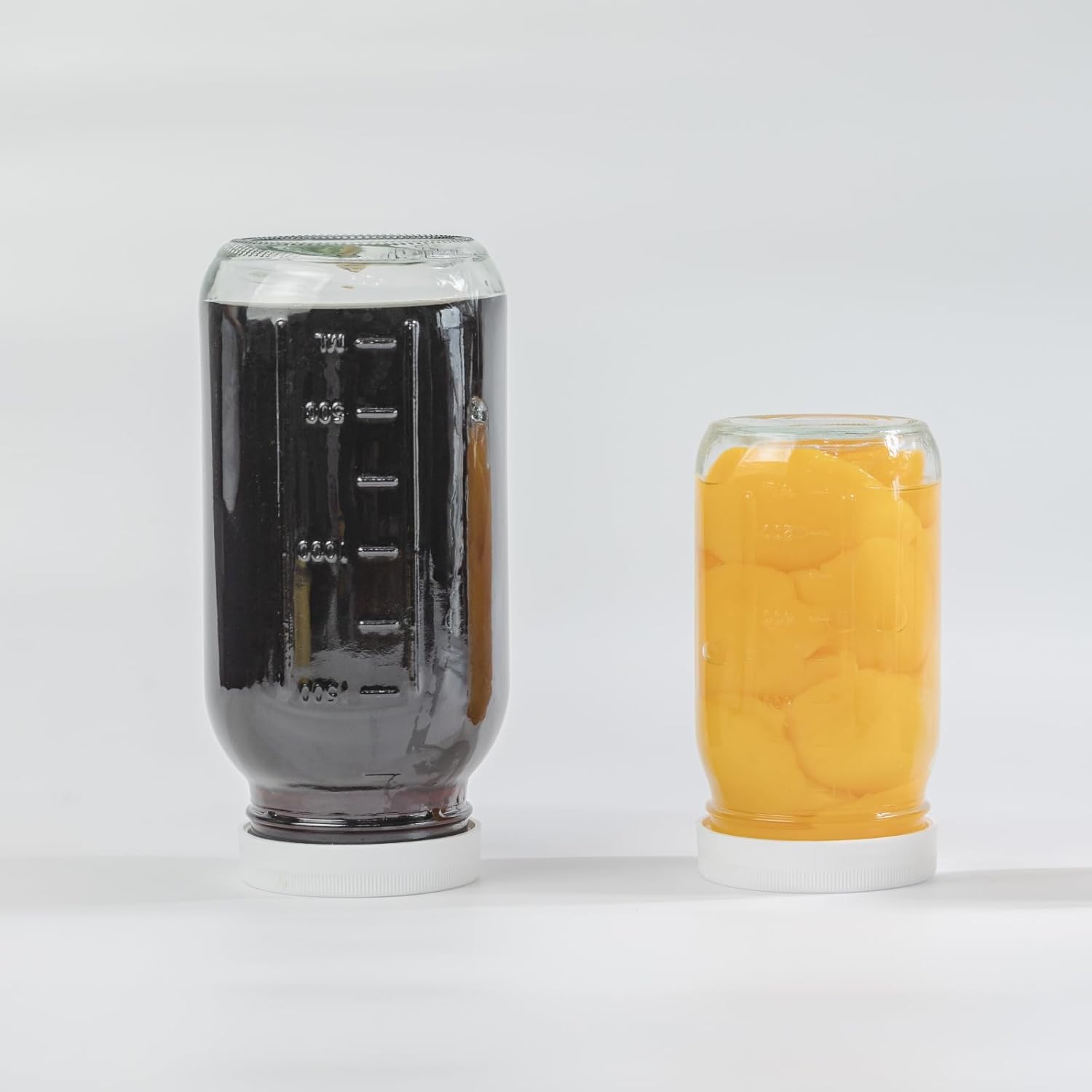 3-Piece Clear Mason Jars for Canning Gifting