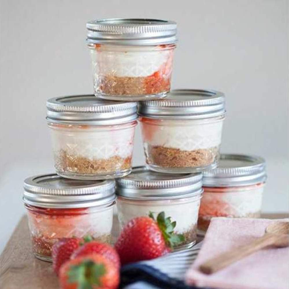 Vivid Mason Jars Set 16-Piece for Storage