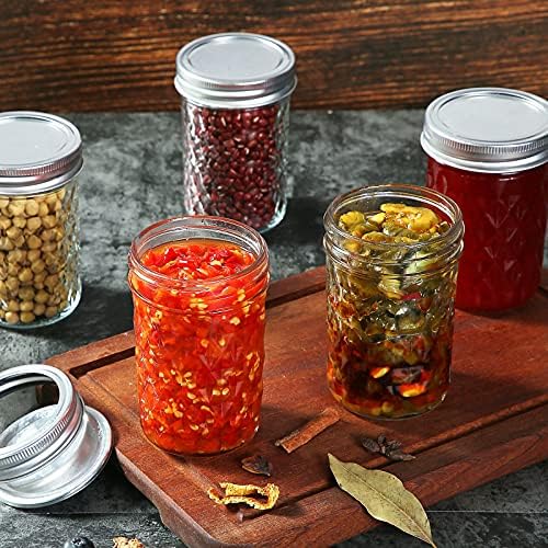 Premium 12-Pack Mason Jars