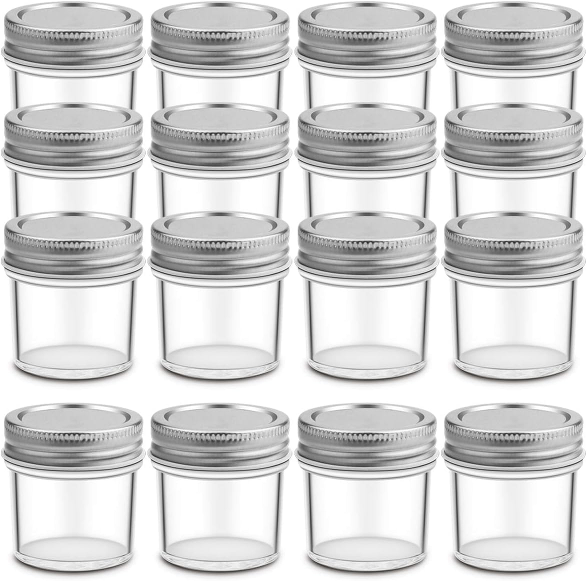 Vivid Mason Jars Set 16-Piece for Storage
