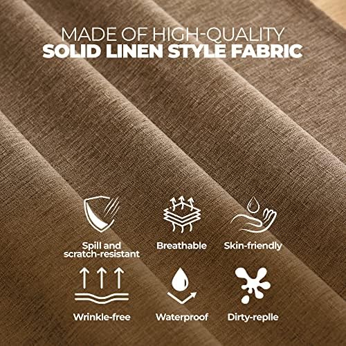 60x84 Inch Waterproof Restaurant Tablecloth Stain Repelling