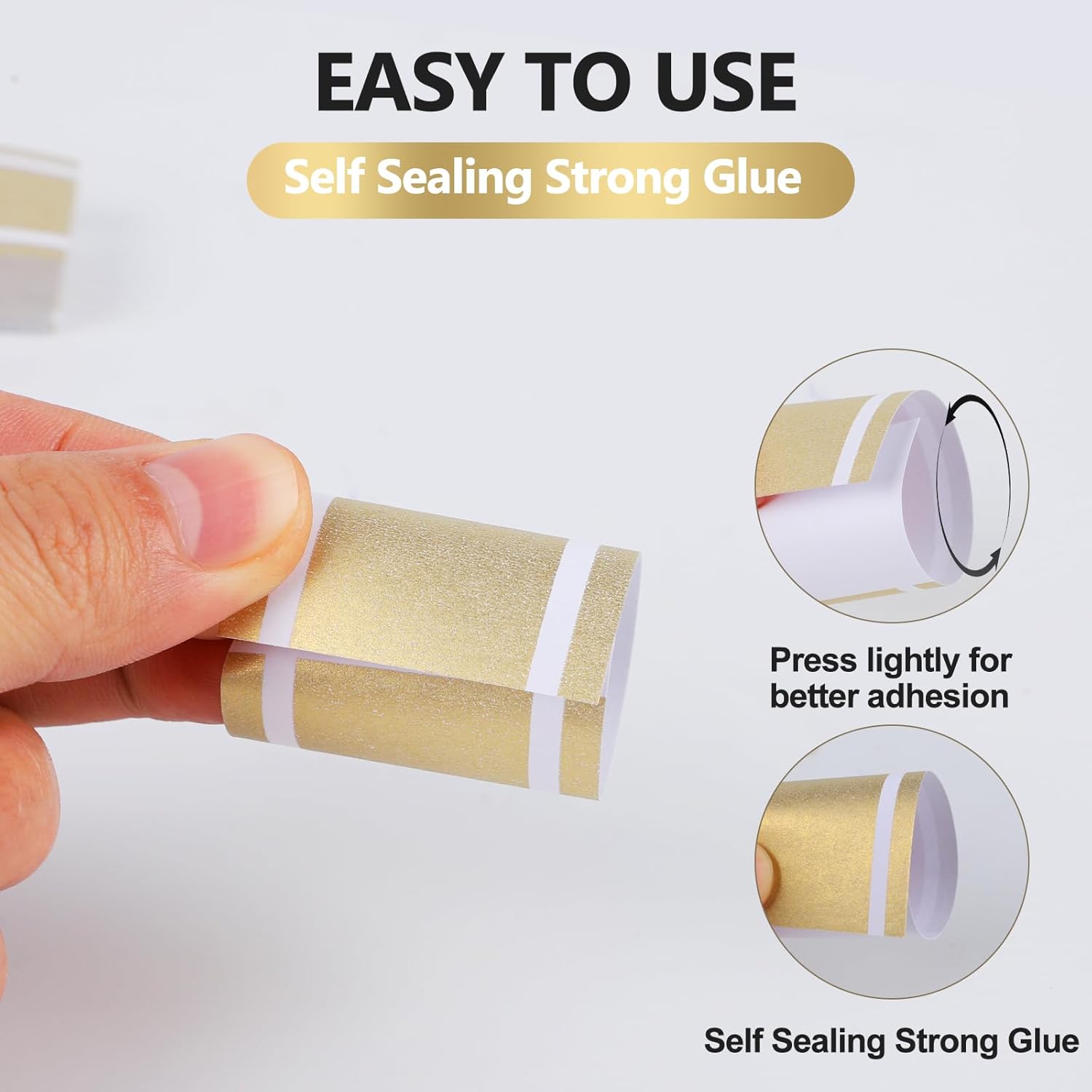Germiwipe 200PCS Matte Gold Silverware Napkin Rings