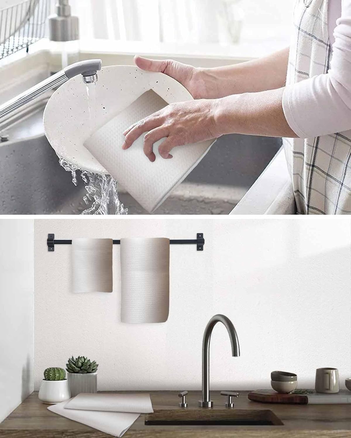 4-Piece Waffle Weave Hand Towels