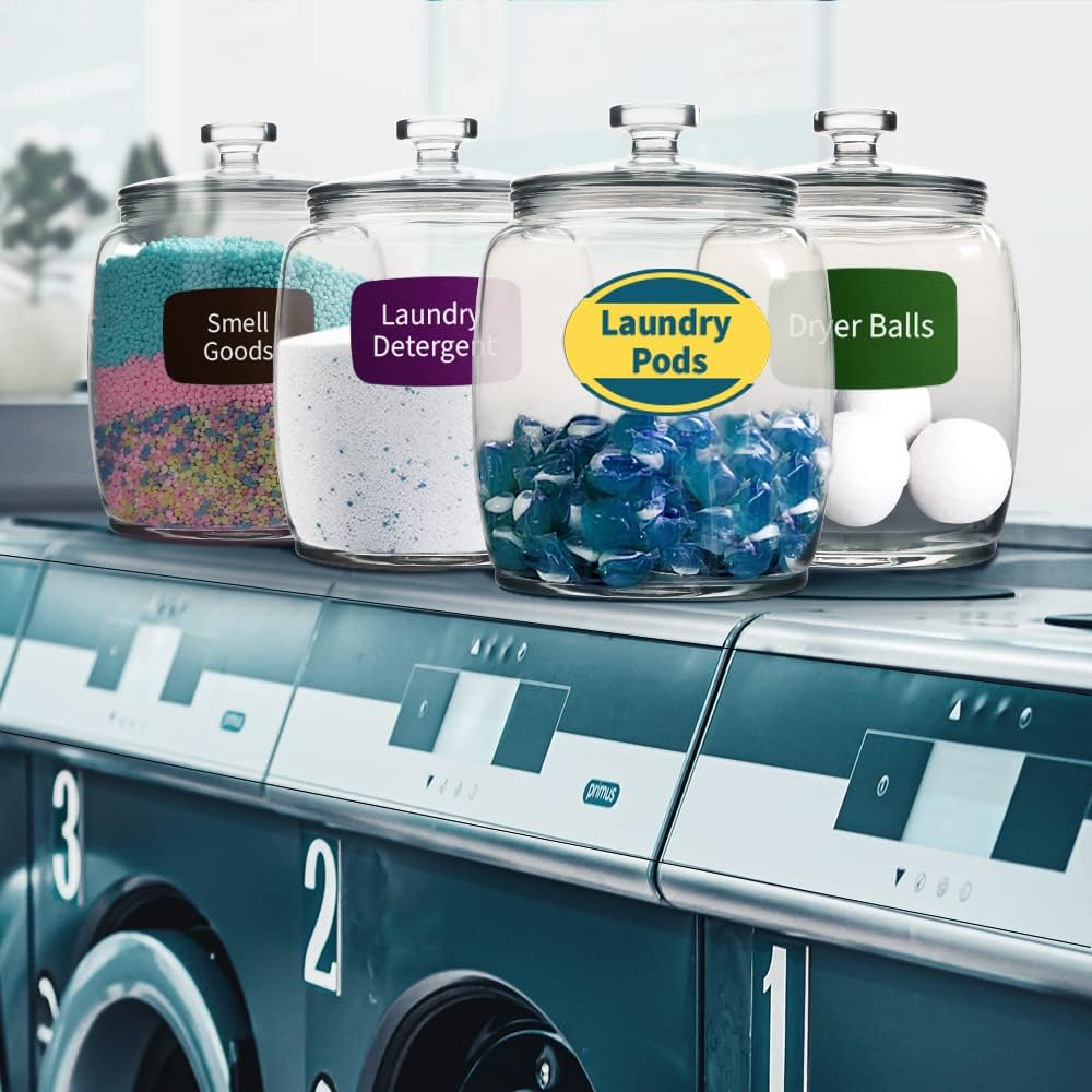 25 Gallon Glass Jars with Lids