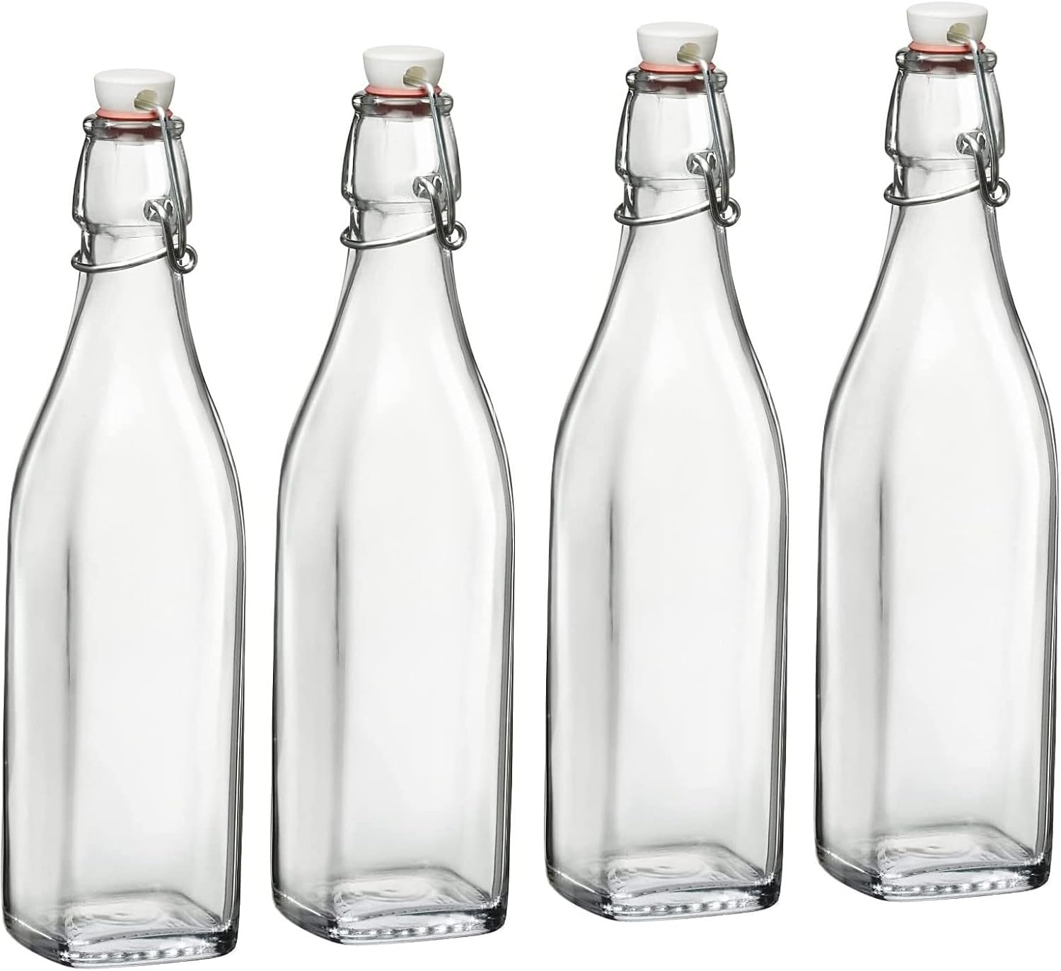 Bormioli Rocco Glass Swing Top Set 4x