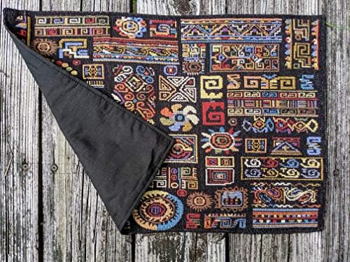 Bohemian Ethnic Ornaments Geometric Placemats for Kitchen Dining