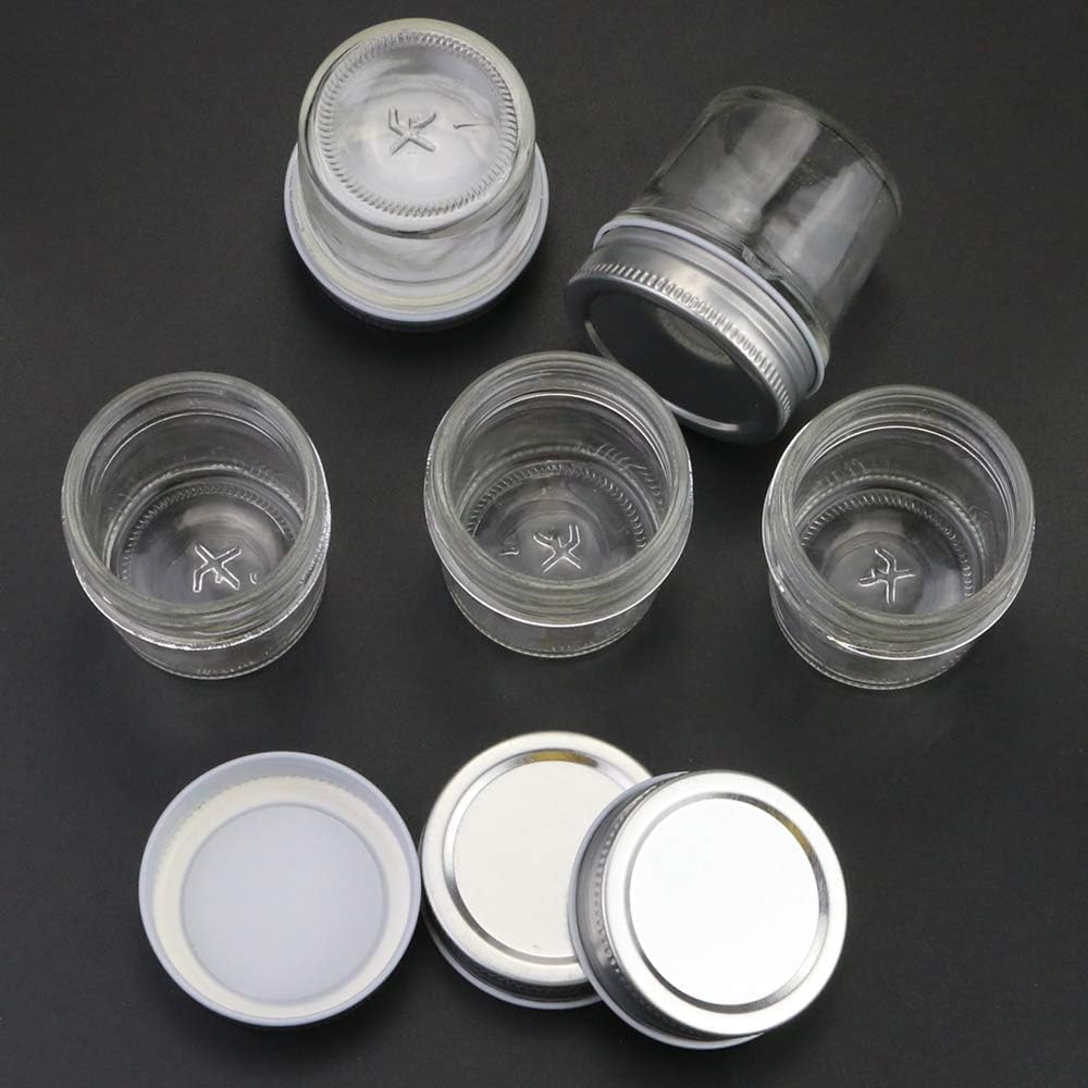 Vivid Mason Jars Set 16-Piece for Storage