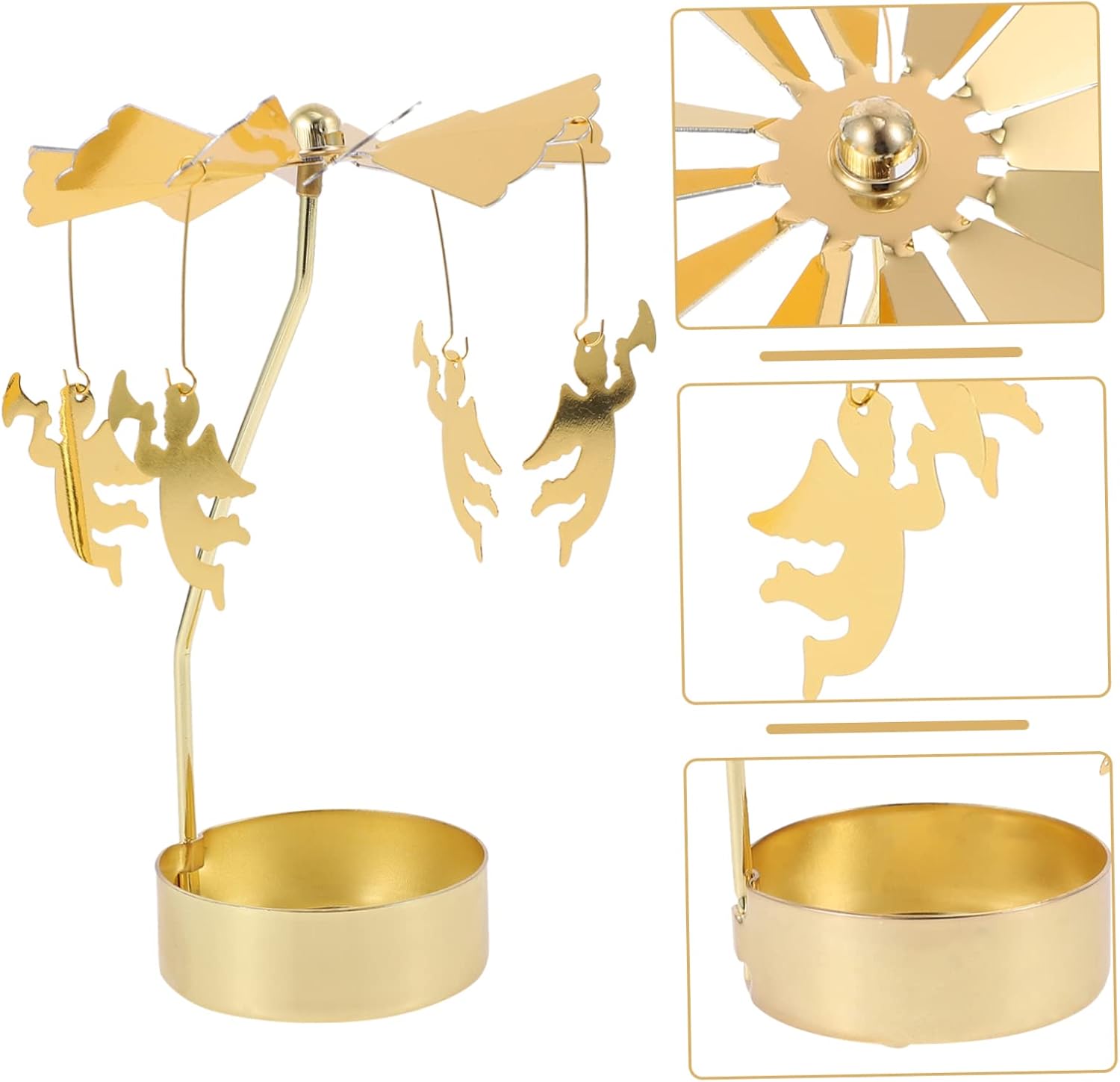 Rotating Tea Light Candle Holder