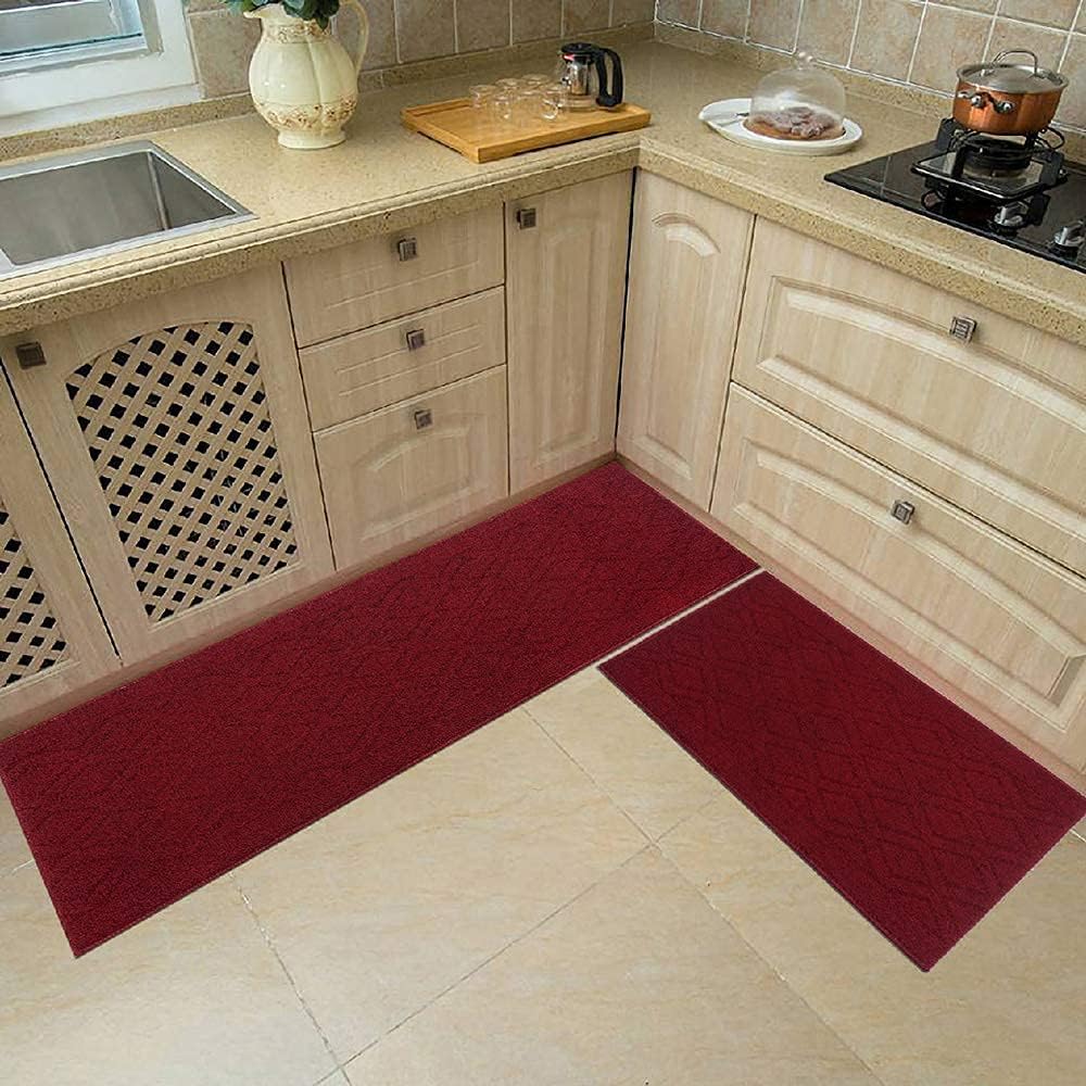 COSY HOMEER Guster Style Soft Kitchen Rugs for Home Kitchen