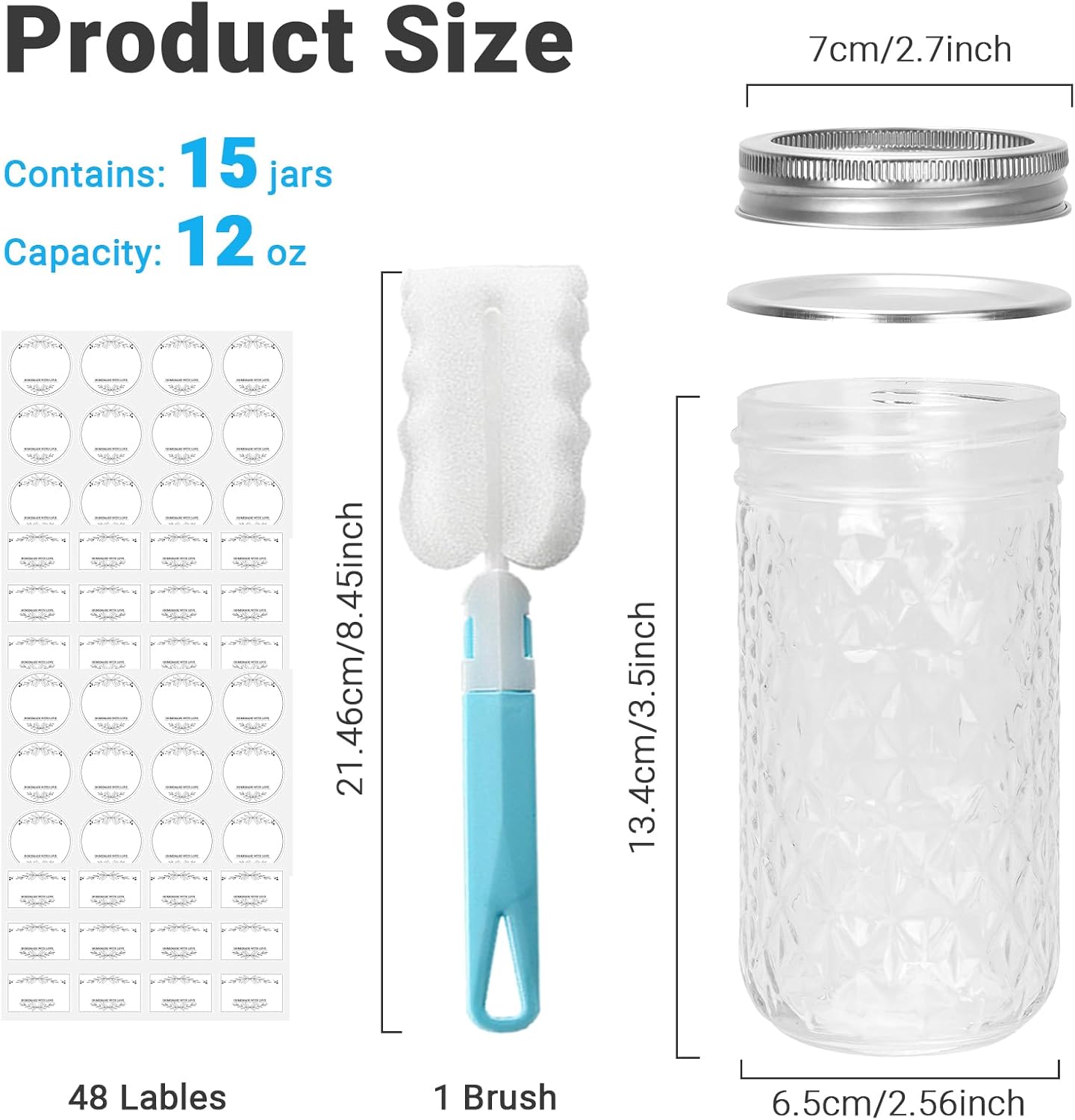 DHSBTLS Airmont Mason Jars Set