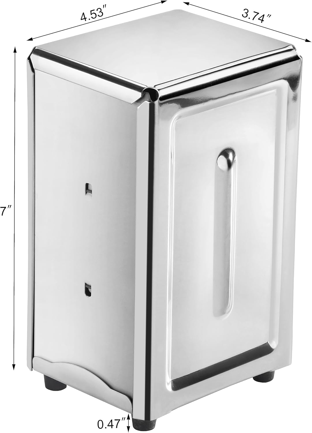 Sturdy Stainless Steel Napkin Dispenser