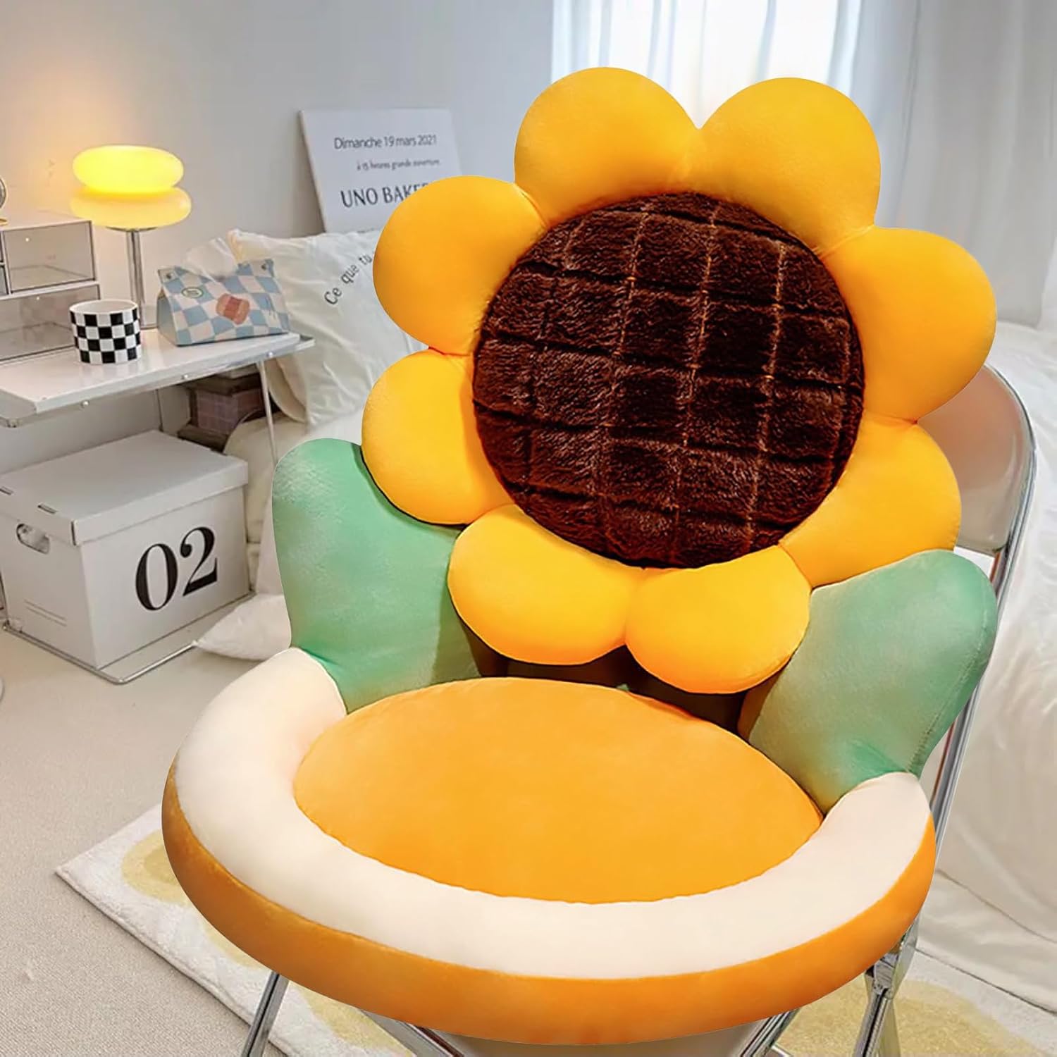 Cute Sunflower Chair Pillow for Home Decor Comfort