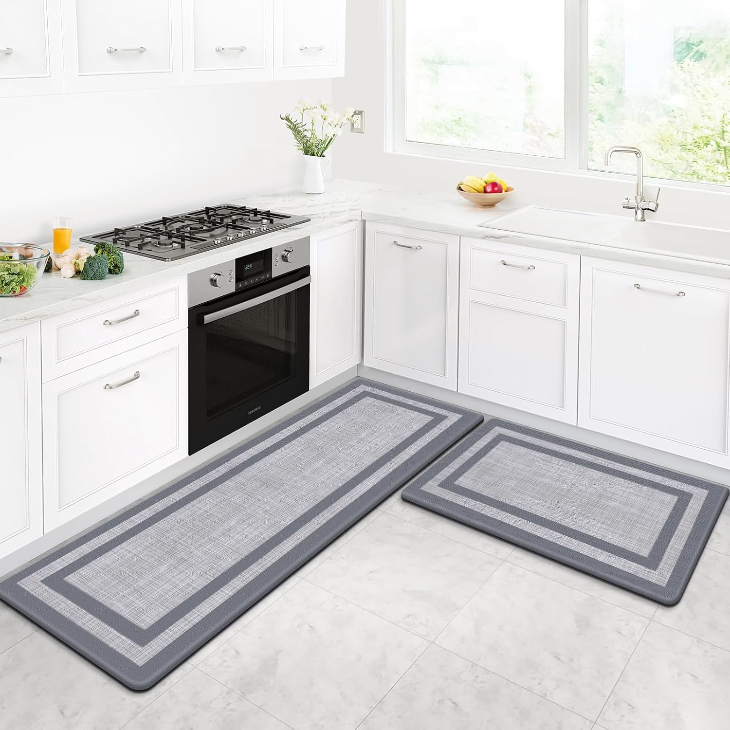 LuxStep Kitchen Mats Set Comfort Durability for Your Kitchen