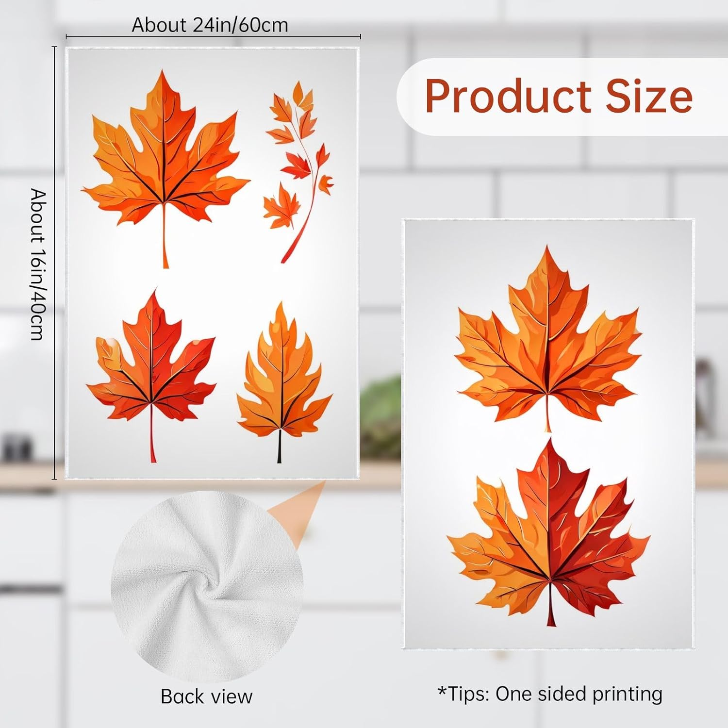 Festive Fall Dish Towels Cohesive Kitchen Accessories