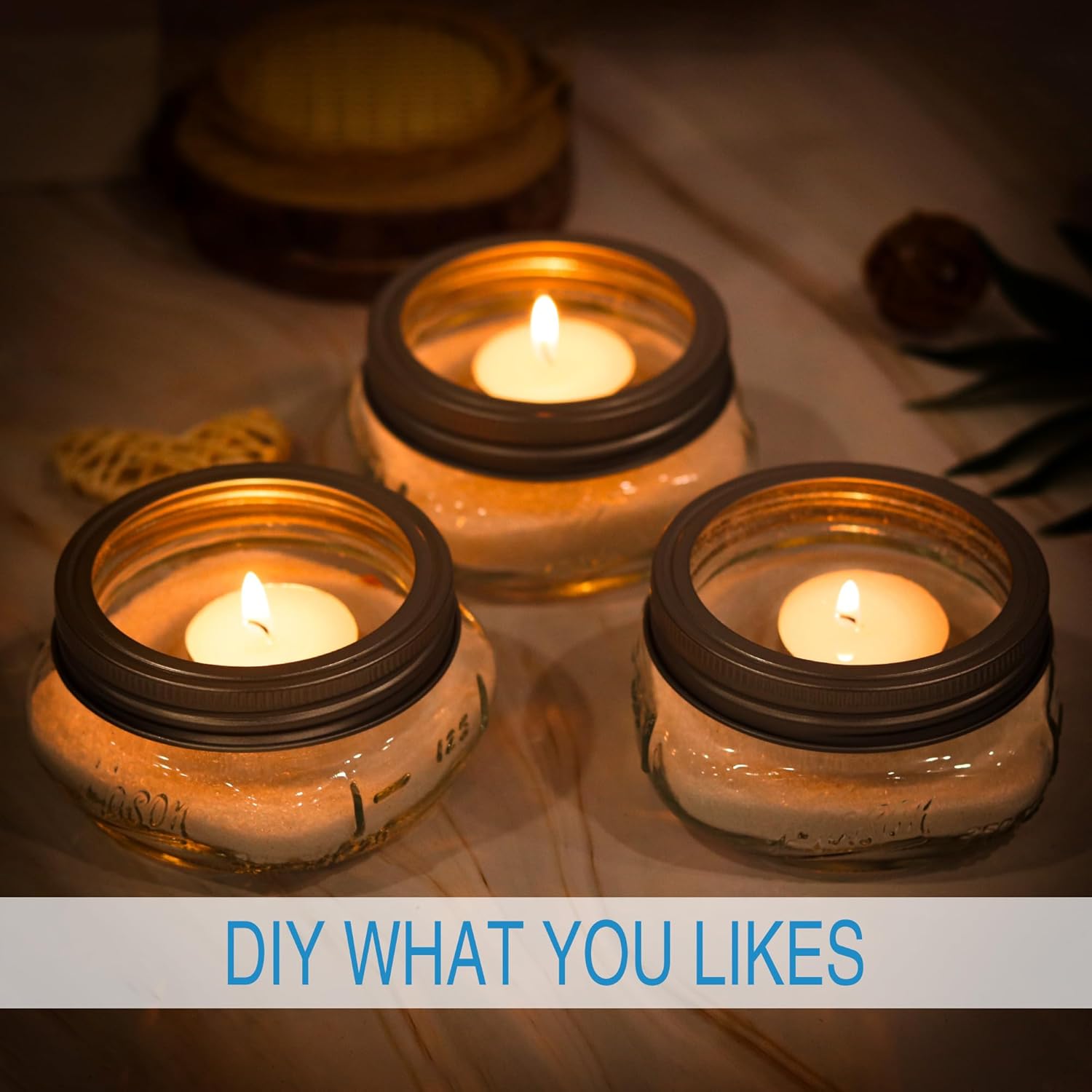 Versatile 8oz Mason Jars Set