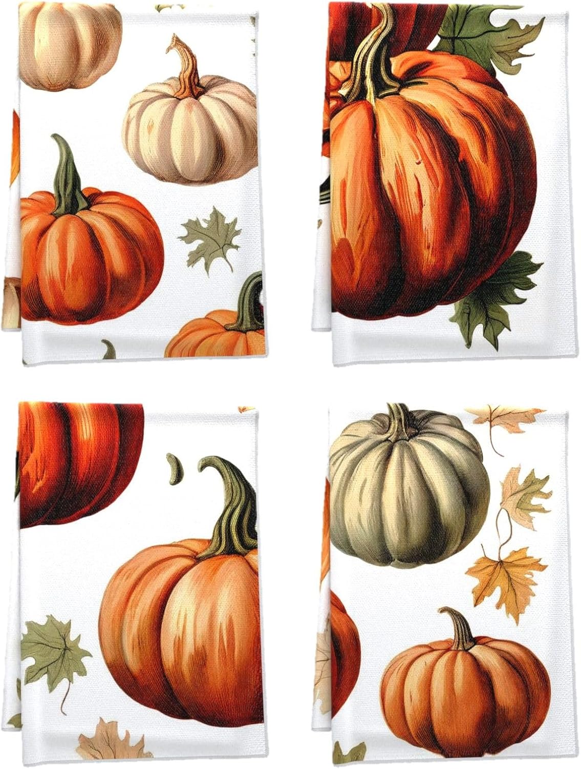 Oeught Autumn Kitchen Towels for Outdoor Use