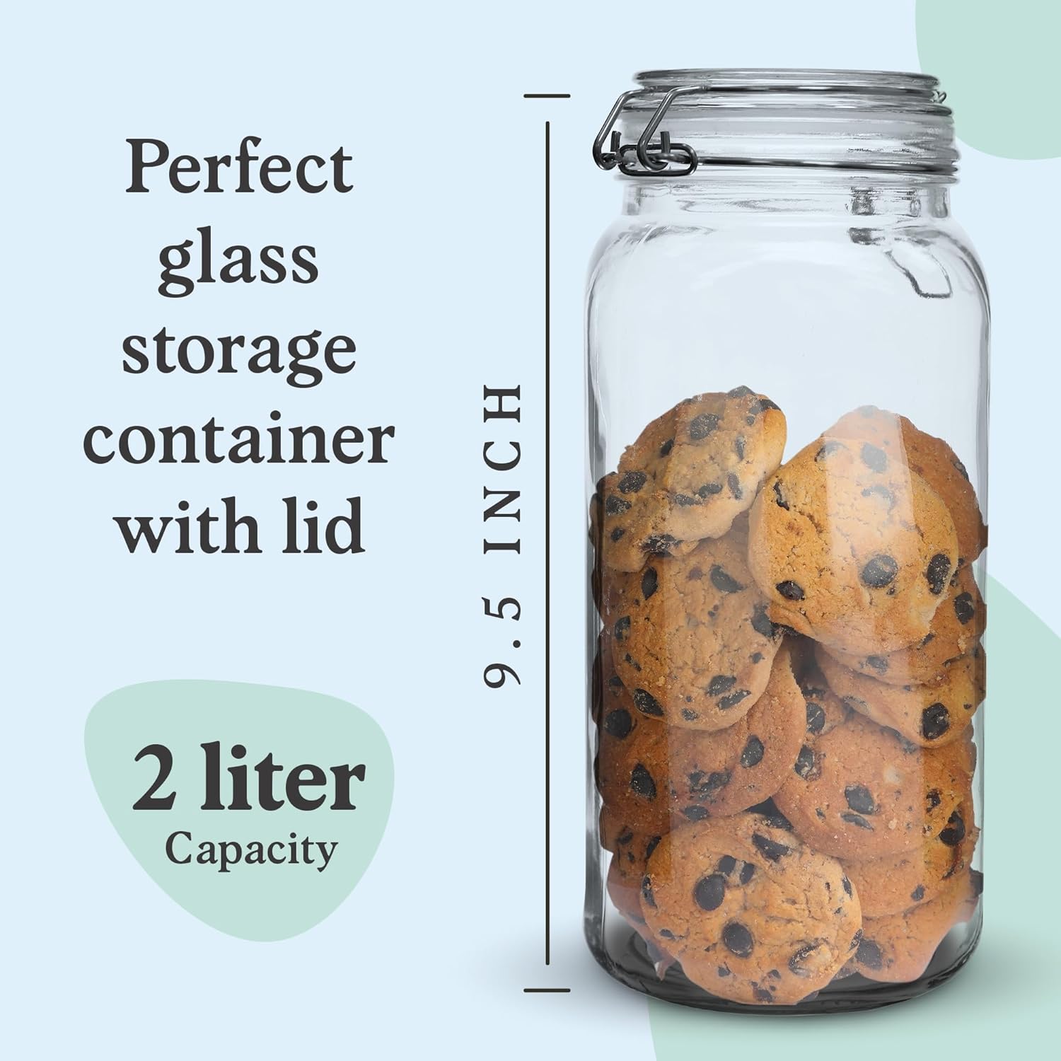 Secure Large Mason Jars with Lid