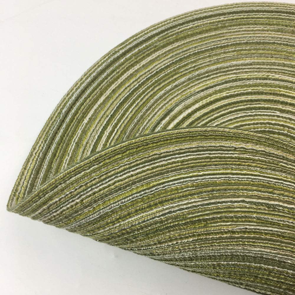 WAZAIGUR Red A Placemats Set of 6 14-inch Diameter Heat-Resistant