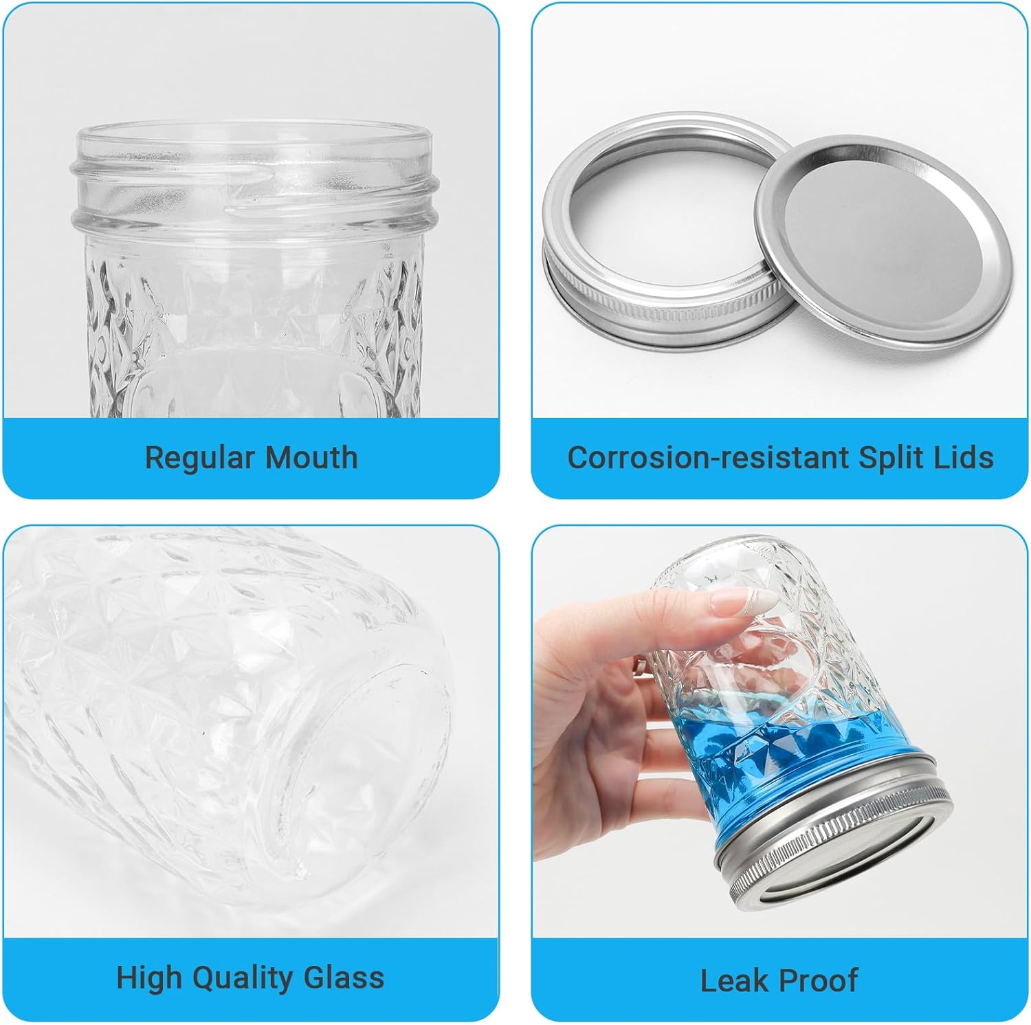 DHSBTLS Airmont Mason Jars Set