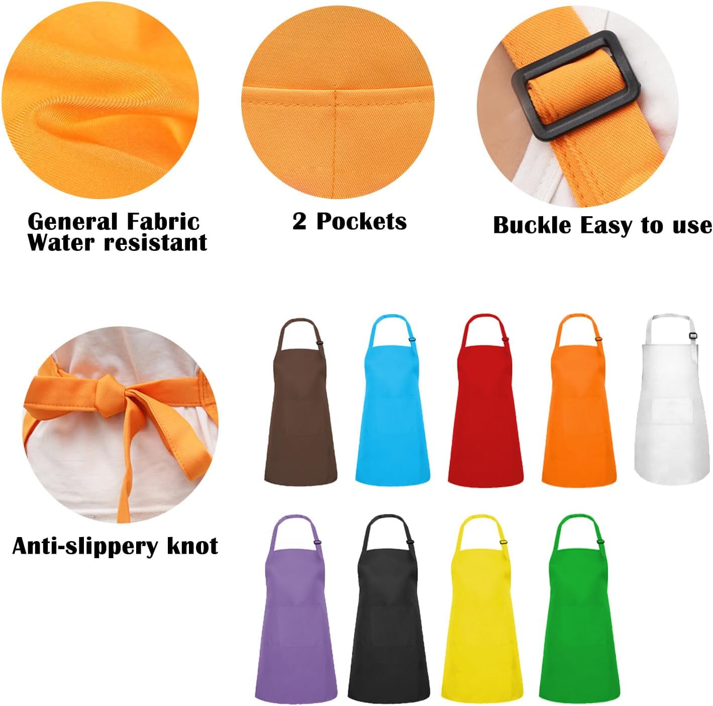 Kids Apron Set for Cooking Baking