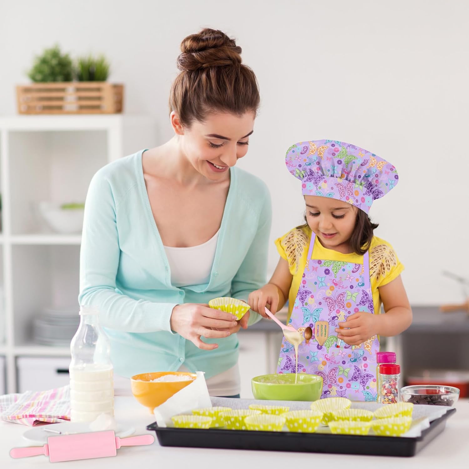 Kids Chef Apron Set