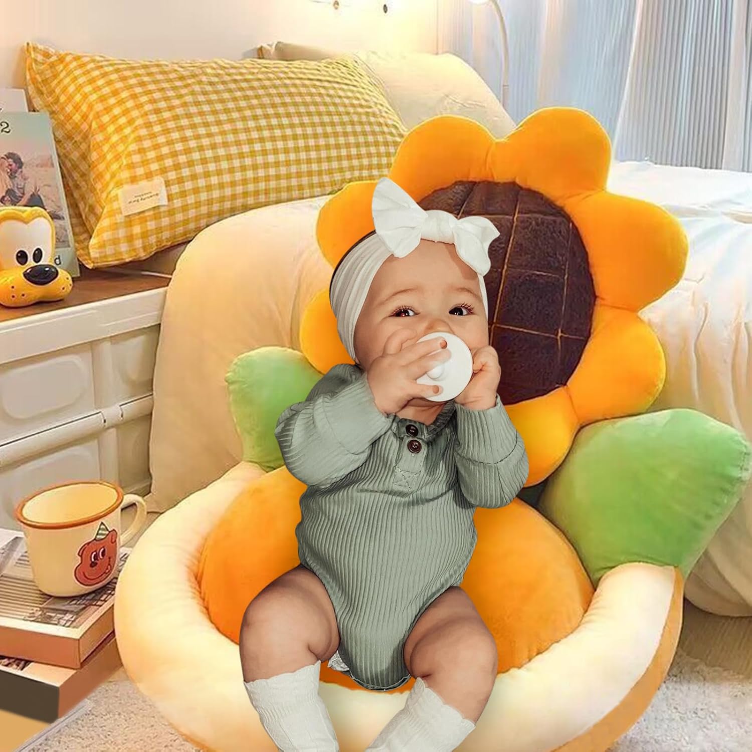 Cute Sunflower Chair Pillow for Home Decor Comfort