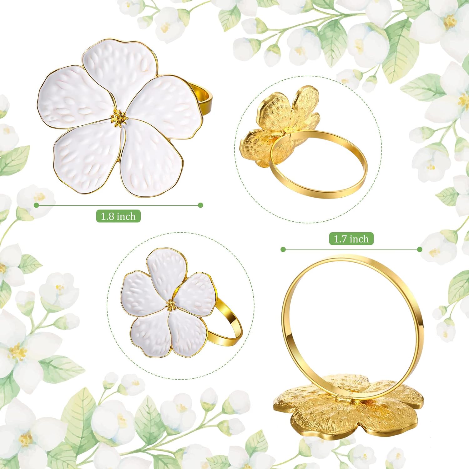 Napkin Rings Set